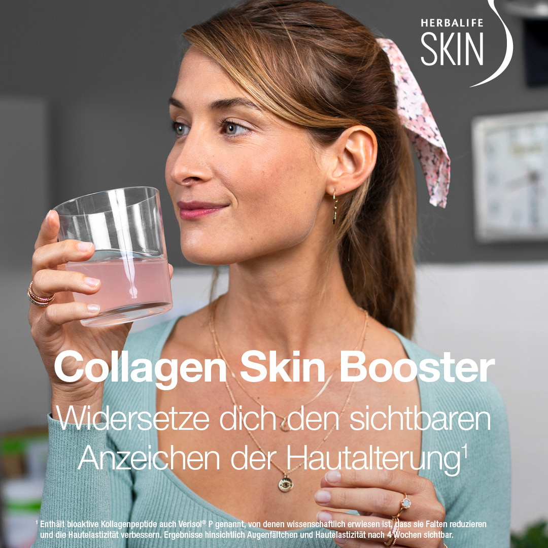 Collagen Skin Booster Ernährung für deine Haut Erdbeer - und Zitronengeschmack 171g - Image 2