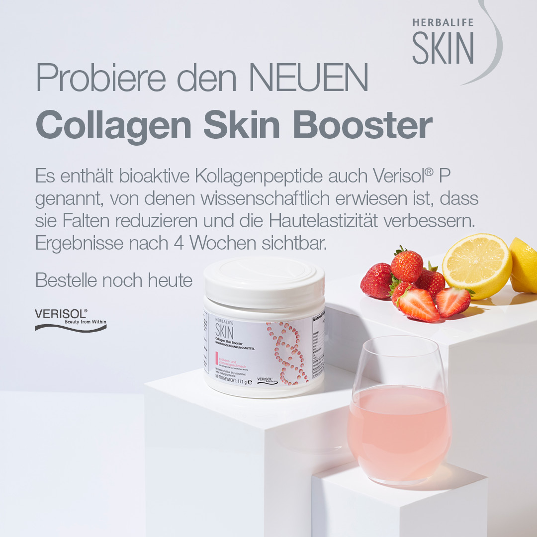 Collagen Skin Booster Ernährung für deine Haut Erdbeer - und Zitronengeschmack 171g - Image 4