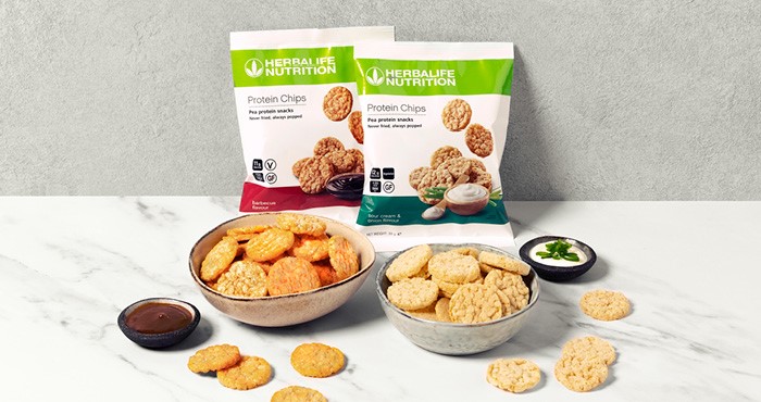 Herbalife Protein-Chips 10 Packungen je 30g