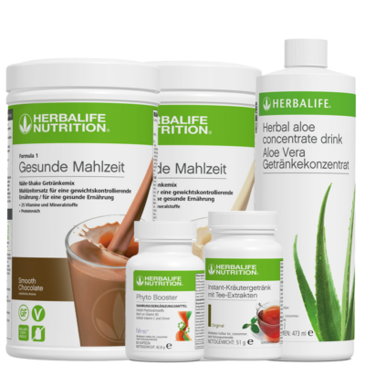 Monatsprogramm zum Abnehmen von Herbalife empfohlen