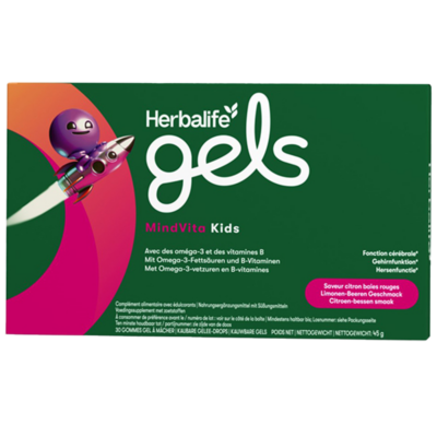 Herbalife Gels MindVita Kids Limone-Beere 30 kaubare Gelee-Drops