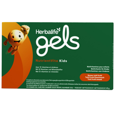 Herbalife Gels NutrientVita Kids Tutti Frutti 30 kaubare Gelee-Drops